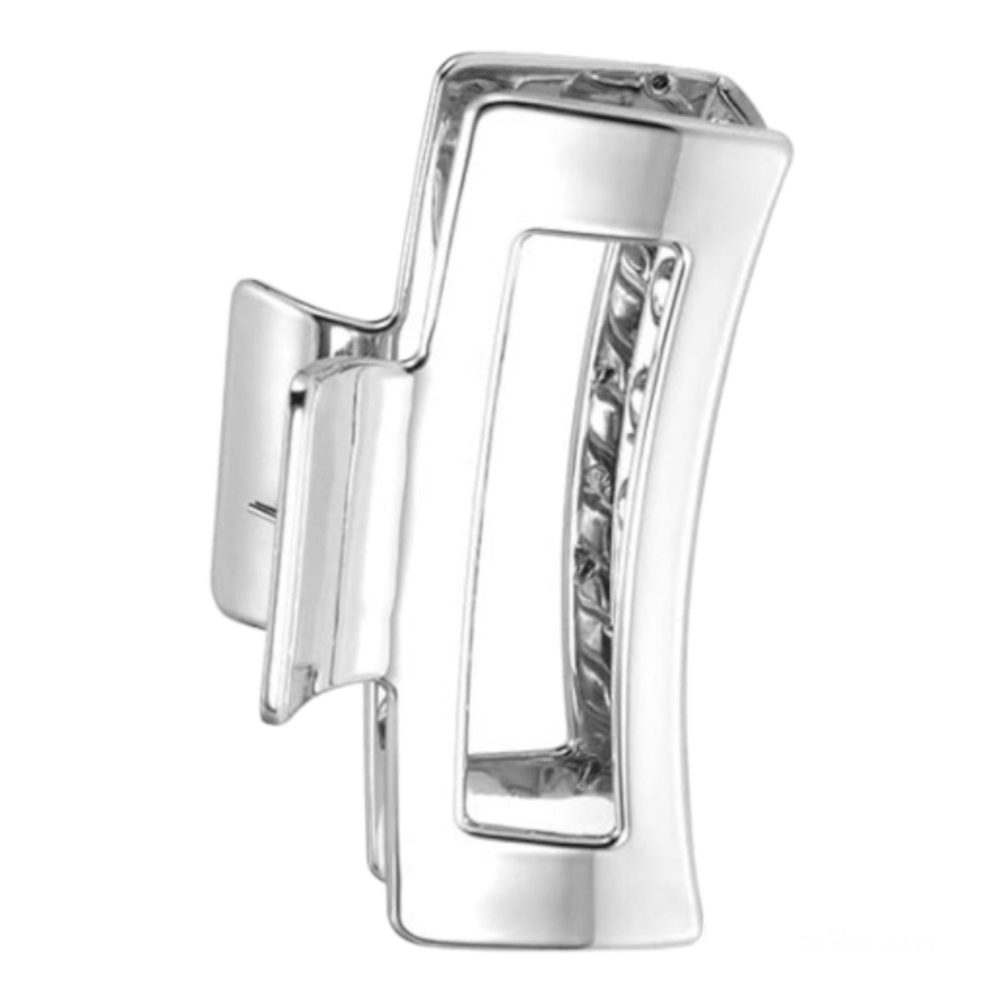 SILVER METALLIC CLAW CLIP