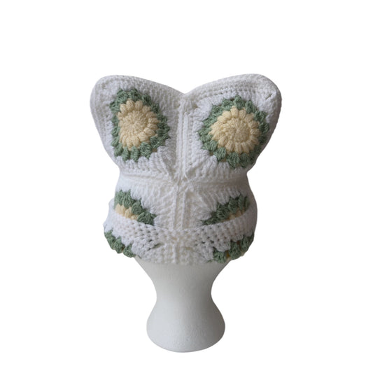 HANDMADE CROCHET CAT EAR BEANIE