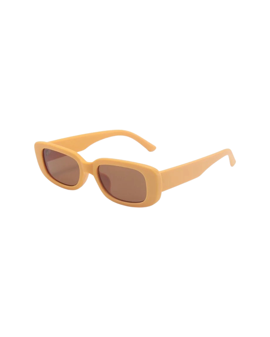MATTE ORANGE 70S RETRO SHADES